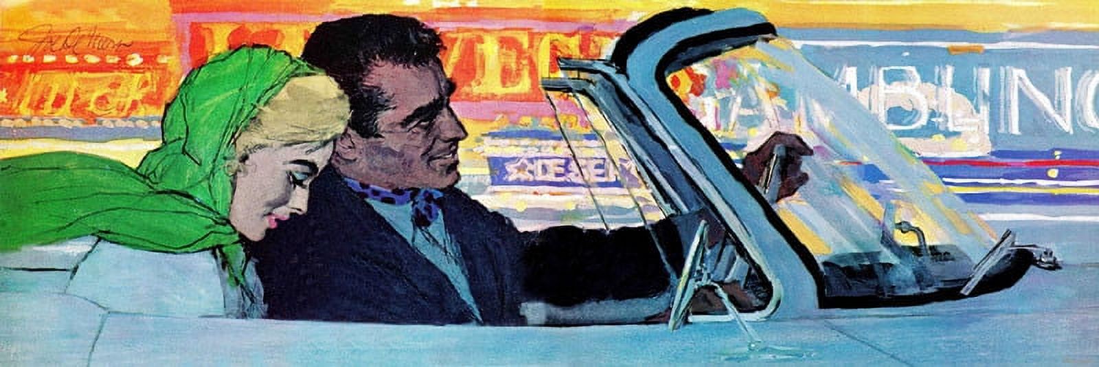 Marmont Hill "Take Her to Vegas" by Joe de Mers Painting Print on Canvas