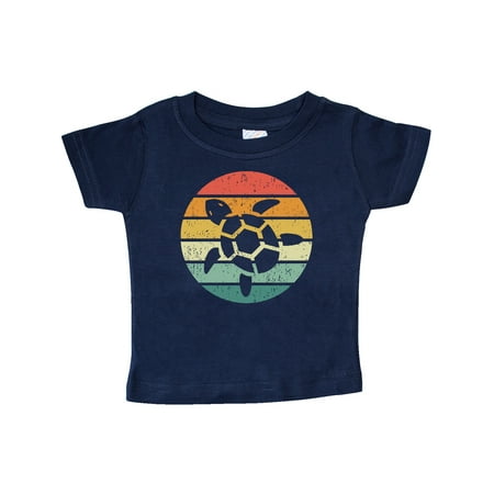 

Inktastic Vintage Sunset Turtle Gift Baby Boy or Baby Girl T-Shirt