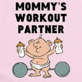 thumbnail image 2 of CafePress - Mommys Workout Partner Body Suit - Baby Light Bodysuit, Size Newborn - 24 Months, 2 of 4