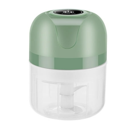 

Xssm Electric Garlic Press - Wireless Water-Proof Plastic Electric Meat Grinder