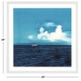 thumbnail image 3 of SAFAVIEH Day at Sea 28" x 28" Framed Wall Art, 3 of 6