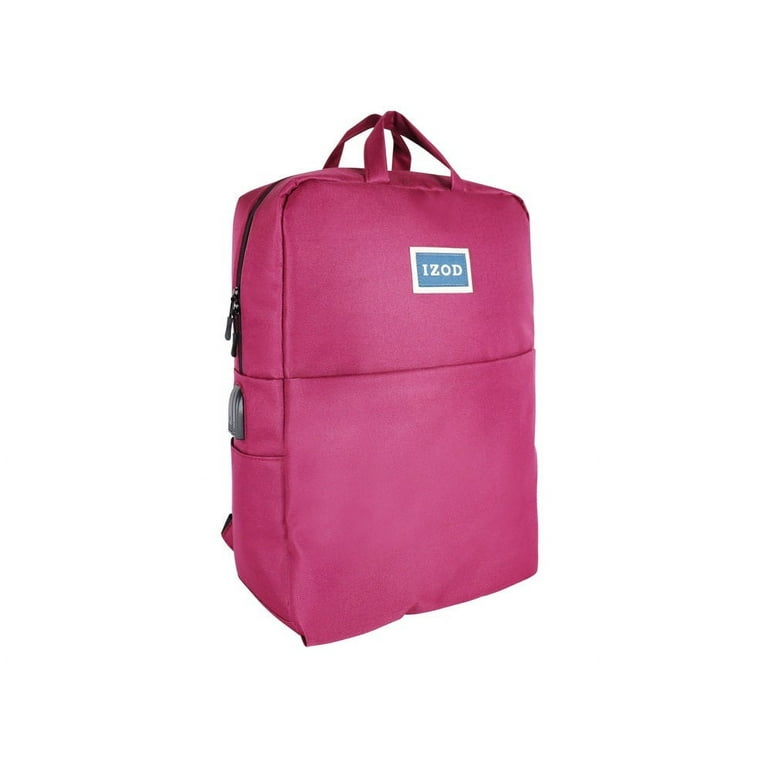 IZOD Wisdom Business Travel Slim Durable Laptop Backpack USB