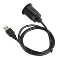 thumbnail image 4 of Cable De Montaje En Panel De Tablero, Puerto único Dual USB 2.0 Macho A USB 2.0 Hembra Resistente A Los Arañazos Para Automóvil ANGGREK Otros, 4 of 8