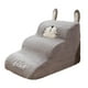 thumbnail image 3 of Escaleras para perros, escalones, rampa para mascotas con parte inferior antideslizante, suave para cama alta, escaleras para perros, rampa para cama, 3 pasos, 3 of 8