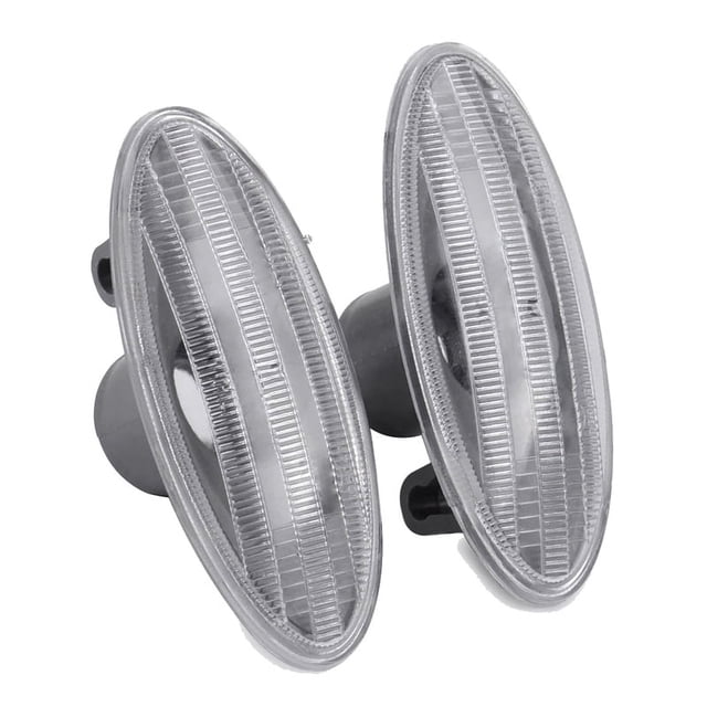 Luz de PosicióN Lateral del Coche Luz de Guardabarros Indicador de LáMpara Repetidora para Square Juke Leaf Note Micra March Juke Micra