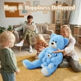 thumbnail image 3 of MorisMos 39" Giant Teddy Bear Mommy and Baby Soft Plush Bear Stuffed Animal, 3 of 8