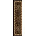 thumbnail image 2 of Radici Usa Noble Area Rug 1305 Black Bordered Persian 2' 2" x 8' Rectangle, 2 of 2