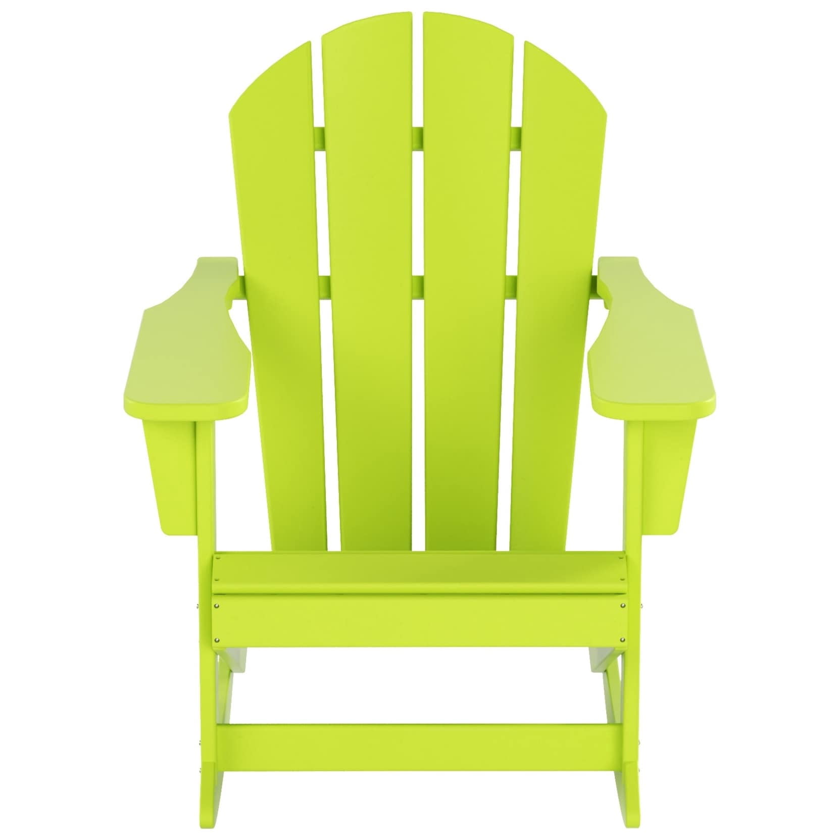 Polytrends  Laguna Hdpe All Weather Outdoor Patio Rocking Chair Lime Green