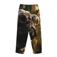thumbnail image 7 of Fotbe Pug Wearing Sunglasses Flowers Women's Pajama Pants,Sleepwear Pants,Pj Bottoms Drawstring And Pockets-XX-Large, 7 of 7