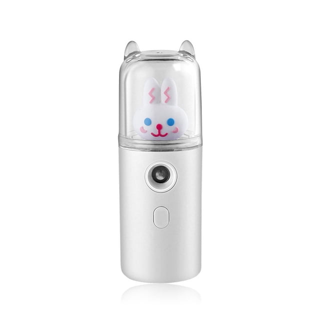 Toystoory Rociador de niebla fría facial humectante 30ml Mini humidificador vaporizador facial atomizador herramienta de cuidado de la piel para Humidificadores Tipo 2 Blanco