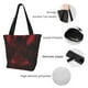 thumbnail image 4 of Disketp Red Gothic Skeleton Throne for Women’s Casual Shoulder Tote Bag Cross-body Handbags for Shopping, Travel and Daily Use, 4 of 6