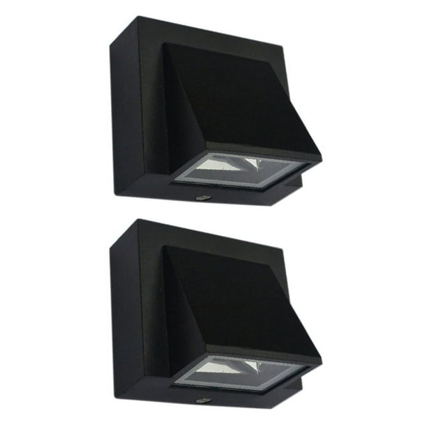 2X Aplique de Pared LED Moderno de 5W Lámpara de Pared Impermeable Al Aire Libre para Pasillo Patio Puerta