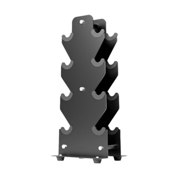 Lipstore 4 Layer Dumbbells Rack Weight Holder Nonslip Accessories Space Saver Weight Rack