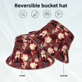 thumbnail image 2 of KLL African Women A Bucket Hat for Women Men Packable Travel Beach Sun Hat Outdoor Rave Accessories Reflective Fisherman Cap, 2 of 7