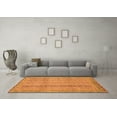 thumbnail image 3 of Ahgly Company Indoor Square Abstract Orange Modern Area Rugs, 8' Square, 3 of 4