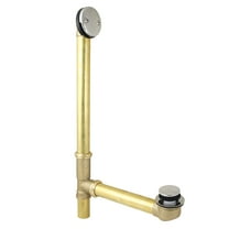 Kingston Brass DTT2206 25-Inch Tip-Toe Tub Waste and Overflow, 20 Gauge, Polished Nickel