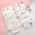 thumbnail image 2 of AUQ 5Pcs Cloth Diapers for Babies,Cartoon Print Cloth Diapers,Fun and Playful Burp Cloths,White,S, 2 of 2
