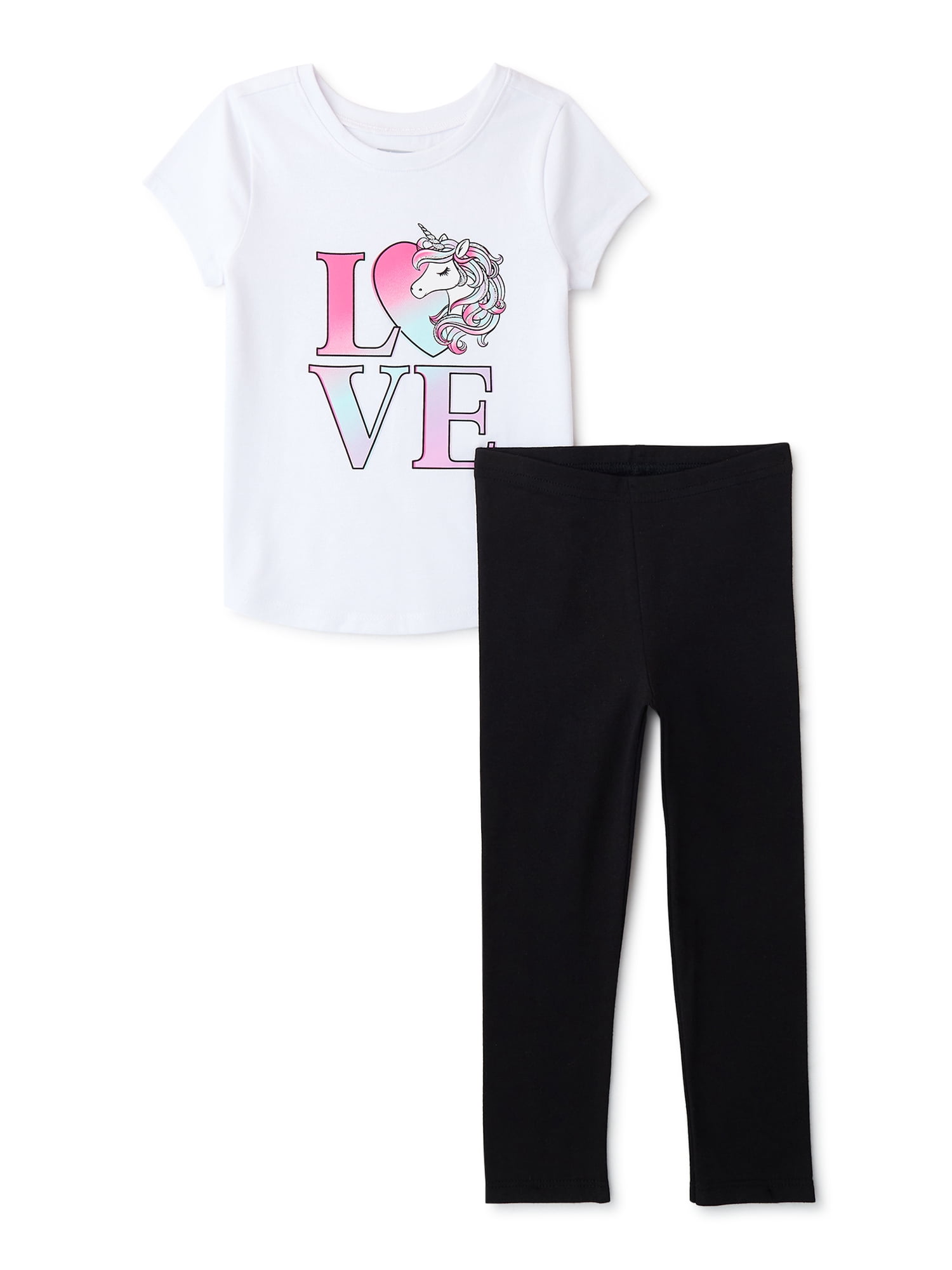 Garanimals Baby and Toddler Girls Mix & Match Outfits Kid-Pack, 10-Piece Set, Sizes 12M-5T