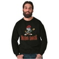 thumbnail image 4 of Papa Smurf Dads Rock Musical Father Men's Crewneck Sweatshirt Brisco Brands S, 4 of 6