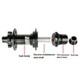 thumbnail image 3 of relayinert Arbre de Roue Arbres à Rouleau Levier de Dégagement Rapide Fabrication Réduction de Friction Fournitures de Cyclisme Moyeu à Roulement en Alliage d'Aluminium Noir/148*12MSXM390, 3 of 6