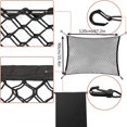 thumbnail image 2 of XINQIHANG Dog Car Barrier Dual Layer Car Pet Safety Net 47x35”Auto Mesh Adjustable Elastic Rear Area Cargo Net Vehicle Separation Fence Gate Stretchable Truck Bed Net Cat Restraint Sedans Backseat Di, 2 of 5