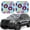 Donuts, variant on Naloa Faces Of The Cat 2 Piece Foldable Car Sun Shades, Car Windshield Sunshade, Front Window Sunshade for Car, Truck, SUV - Small