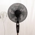 thumbnail image 2 of Weloille Fan Safety Guard Cover 1 Piece, Fine Mesh Stretchy Anti Pinch Fan Protector, Breathable Washable Dust Proof Cover for Home Standing Pedestal Fan Safety Protection, 2 of 6