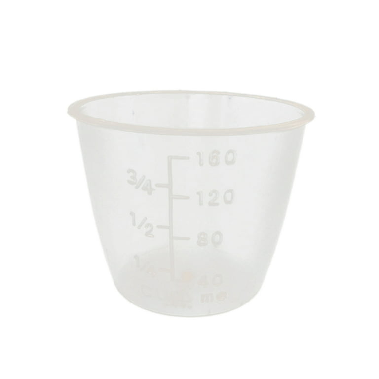 OZXNO 6 Pcs 80ml Rice Measuring Cups Transparent Scale Measuring Cup Rice  Cooker Measuring Cup for Dry and Liquid Ingredients