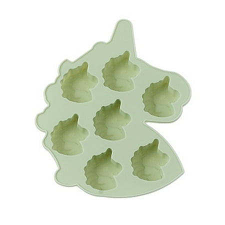 

FeiraDeVaidade Medium Size 7 Cavity Unicorn Shaped Silicone Chocolate Molds are Used to Make Unicorn-Shaped Chocolates Ice Cubes