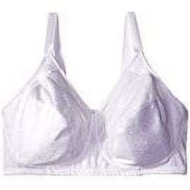 Just My Size Satin Stretch Wirefree, White, 38D