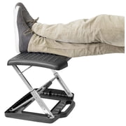 Mount-It! Under Desk Footrest, Adjustable Height/Angle and Massaging Rollers