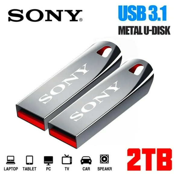 SONY 2TB Usb 3.2 New Flash Drives High Speed Metal Pendrive 512GB 256GB 1TB Portable Usb Drive Waterproof Memoria Usb Flash Disk