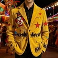 thumbnail image 4 of Abrigo Largo para Hombre, Chaqueta de Vestido Ceremonial de Impresión de Corduro con Bolsillos de Botón, 4 of 4