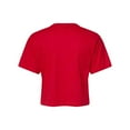 thumbnail image 5 of Women's Ideal Crop Top Round Neck Short Sleeve T-Shirt, Red, Large, 5 of 7
