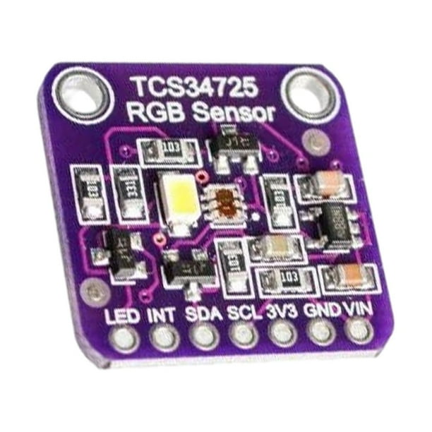 Módulo de sensor detector de color RGB TCS34725 Sensor de color IIC RGB ...