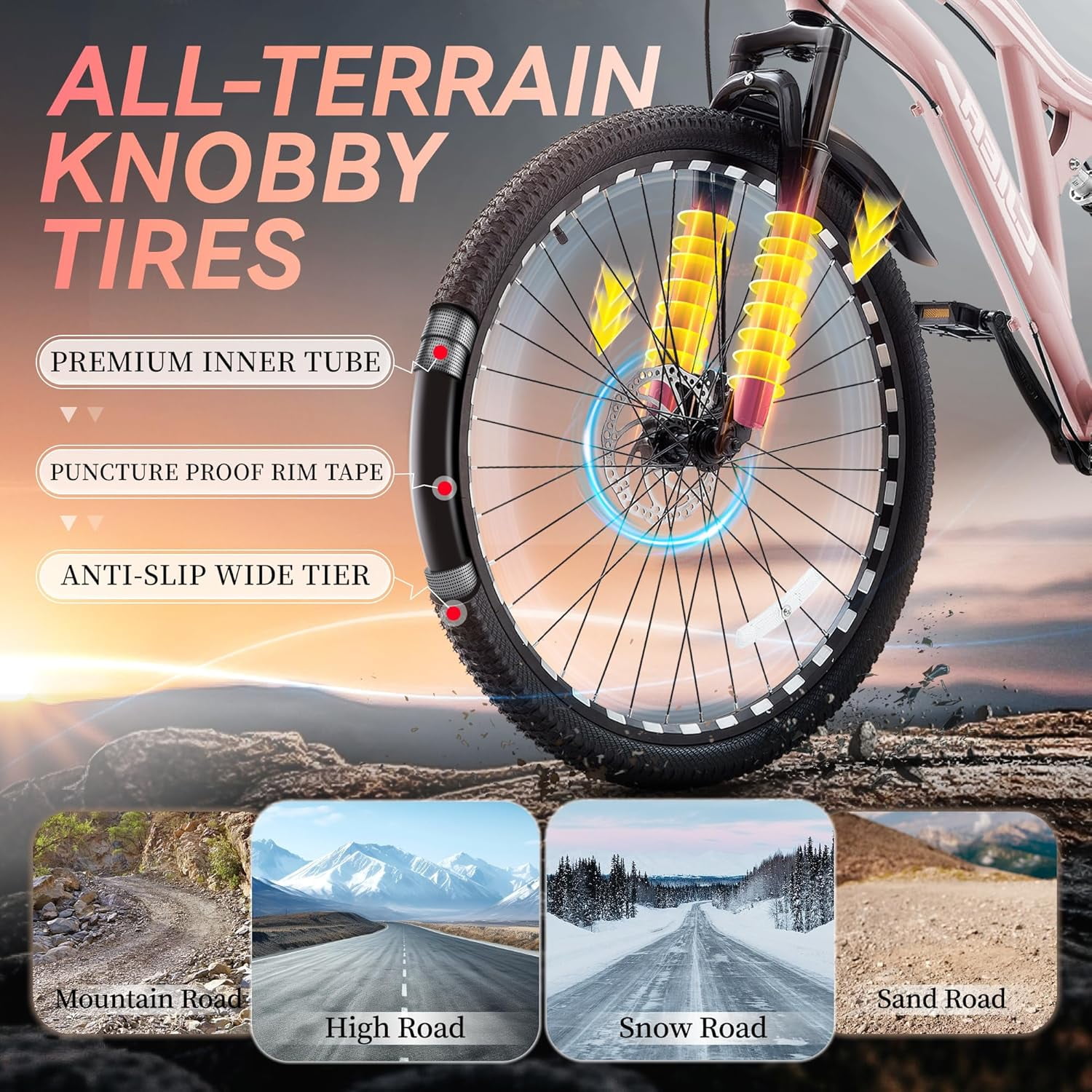 DEYGIA Girls Mountain Bike 20 inch,7-Speed Kids Bike, Full Suspension MTB, High-Carbon Steel Frame, Dual Disc Brakes, Bicycle for kids Outdoor Adventure