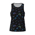 thumbnail image 4 of Easygdp Gamepads Men's Tank Top, Sleeveless Muscle T Shirts, Breathable, Quick-Dry, Loose for Gym, Running, Fitness - XX-Large, 4 of 9