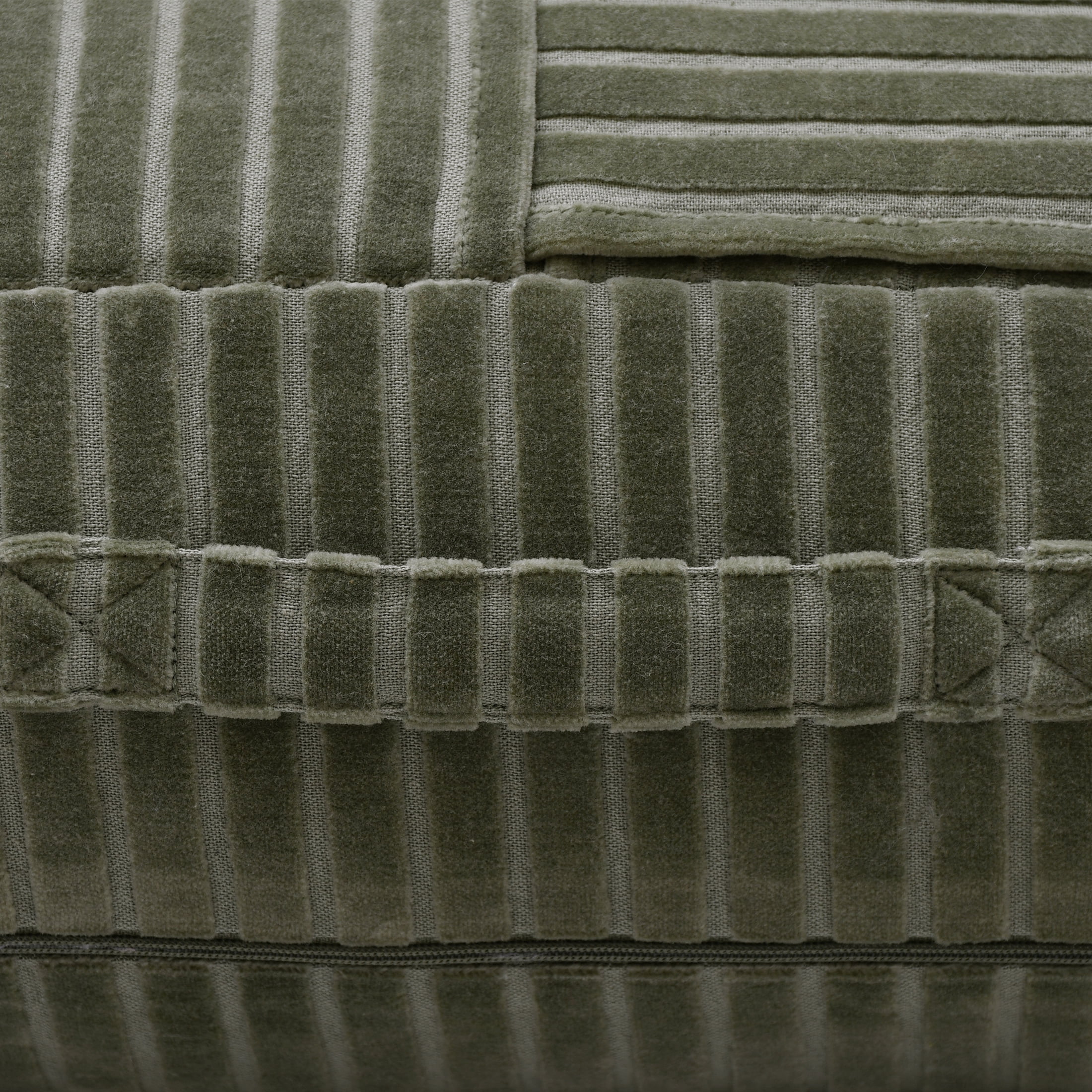 Better Homes & Gardens Velvet Woven Floor Cushion Cover, Dark Cilantro