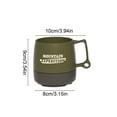 thumbnail image 3 of Outdoor Portable Water Cup Coffee Cup Handy Cup Camping Portable Tea Cup Ecos Friendly Designs Home Picnic, 3 of 6
