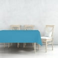 thumbnail image 2 of Nicole Fantini Disposable Plastic Tablecloth Rectangle 54" x 108" Set of 8 (Island Blue), 2 of 3