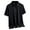Black, variant on Men's Polo Shirts With Collar Clearance Under $10 Short Sleeved Solid Color Ice Silk Shirt Lapel Tops