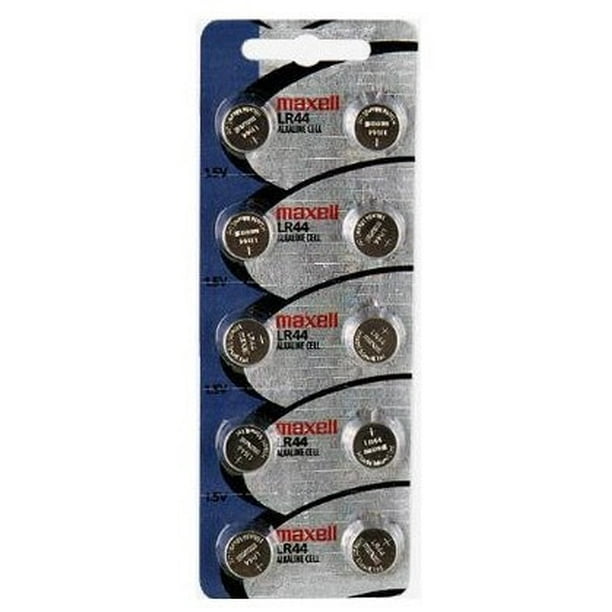Maxell LR44 A76 Alkaline Button Battery 1.5V 100 Pack + FREE