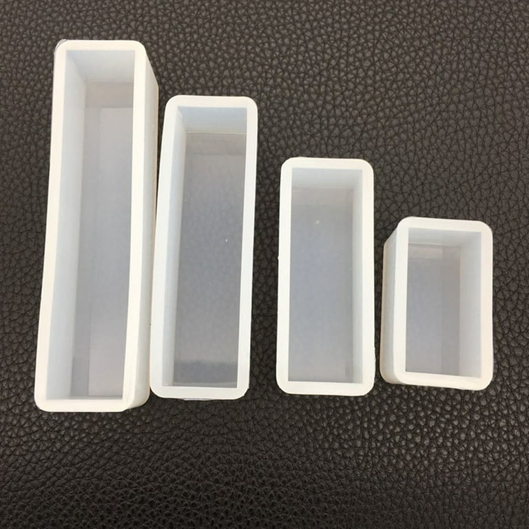 TINYSOME Square/Rectangle Shape Resin-Molds Silicone-Molds for Epoxy Resin  Casting DIY Mold for Square Rectangle Shape Toy Making 
