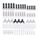 thumbnail image 2 of 87 piezas Kit de reparación de cremalleras universales Cabezas de cremalleras Arreglar una cremallera Tapas de cremalleras de bricolaje Fácil de - Cremallera blanca Sunnimix Kits de reparación de cremalleras, 2 of 8