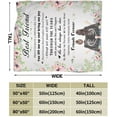 thumbnail image 4 of LHSHID to My Best Friend Blanket for Women Ultra Soft Flannel Throw Blanket for Friends BFF Bestie Girls Birthday Anniversary 40"x50", 4 of 7