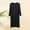 Black, variant on purcolt Men's Nightshirt Long Sleeve Nightgown Soft Loose Crew Neck Sleepwear Lightweight Nightwear Comfy Sleep Shirt