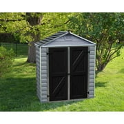 Palram - Canopia SkyLight 6' x 3' Polycarbonate/Aluminum Storage Shed - Gray