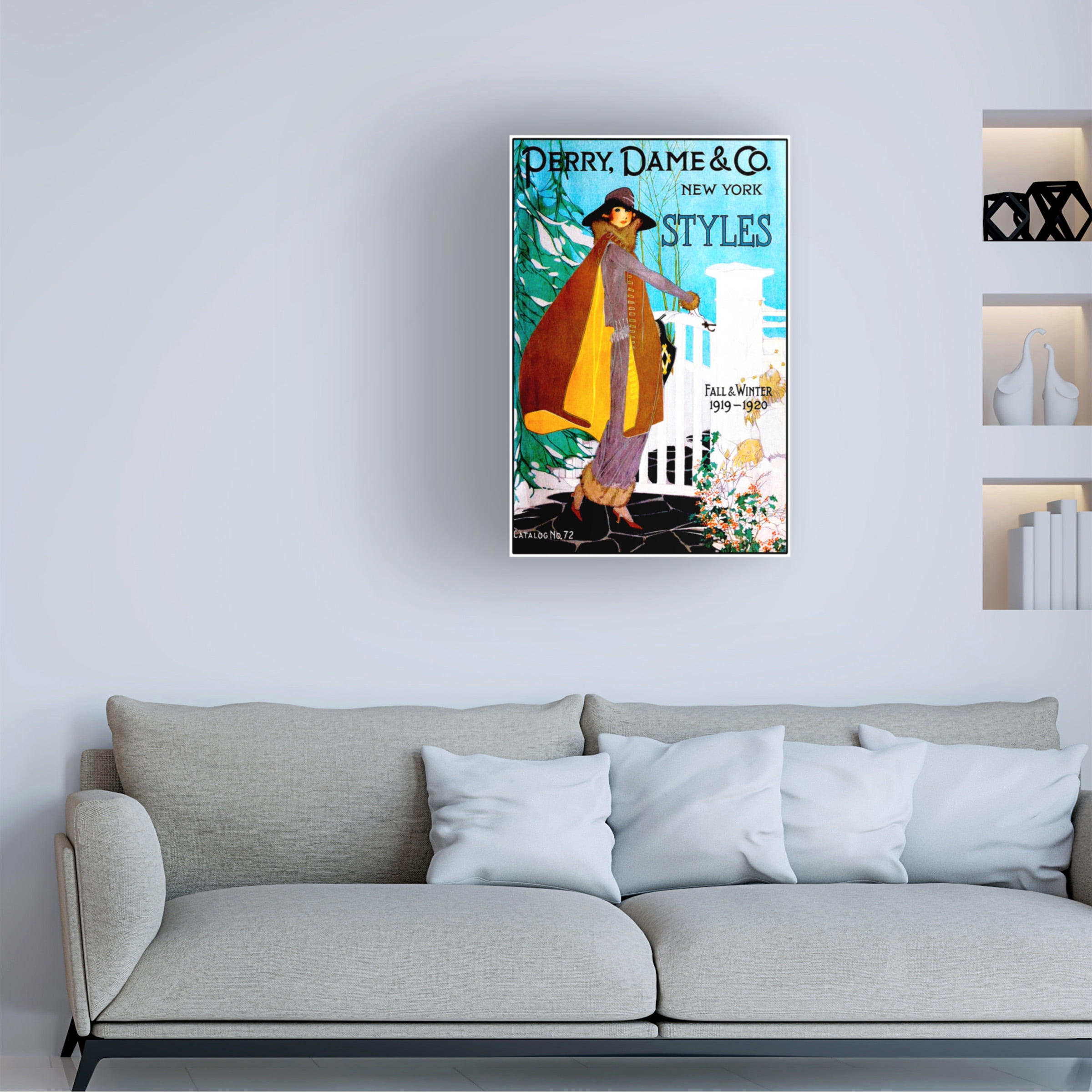 Trademark Fine Art 'Fashion 38' Canvas Art by Vintage Lavoie