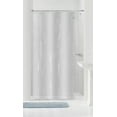 thumbnail image 2 of Doublure de rideau de douche robuste et imperméable en PEVA Mainstays, 137 x 198 cm, pour petites douches/cabines de douche, transparente, 2 of 5