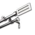 thumbnail image 5 of InStyleDesign  Cavalier Double Curtain Rod satin nickel 48 to 84 inch Satin, Nickel Finish, Silver Finish, 5 of 5